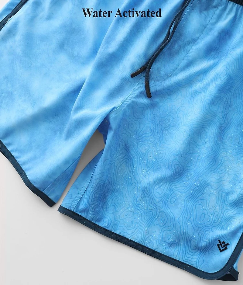 Tie-Dye Stretch Swim Trunks