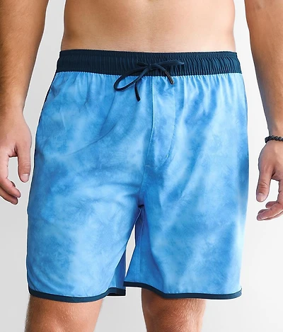 Tie-Dye Stretch Swim Trunks