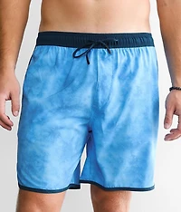 Tie-Dye Stretch Swim Trunks