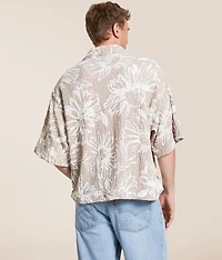 Floral Crinkle Shirt