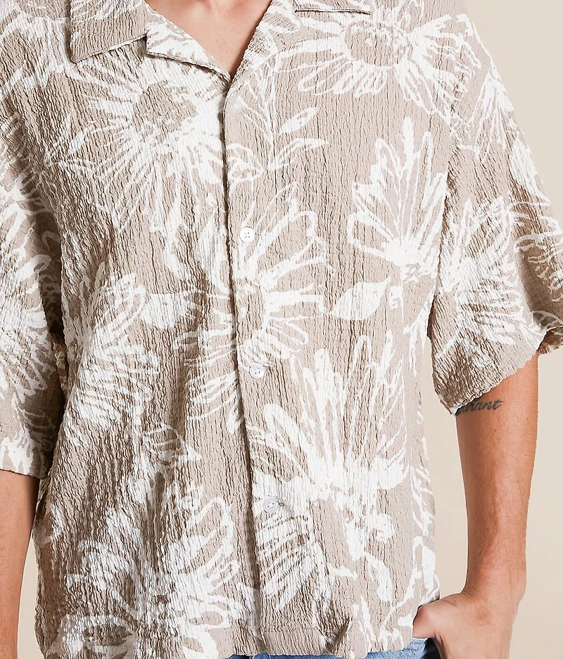 Floral Crinkle Shirt