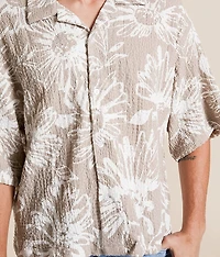Floral Crinkle Shirt