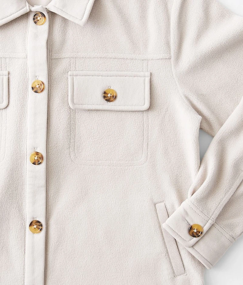 Girls - Brushed Fleece Shacket