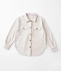 Girls - Brushed Fleece Shacket