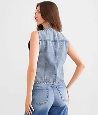 Washed Denim Vest