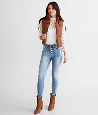 Cropped Puffer Vest
