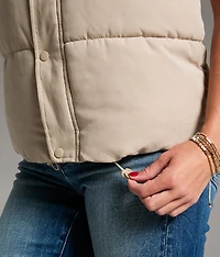 Snap Down Puffer Vest