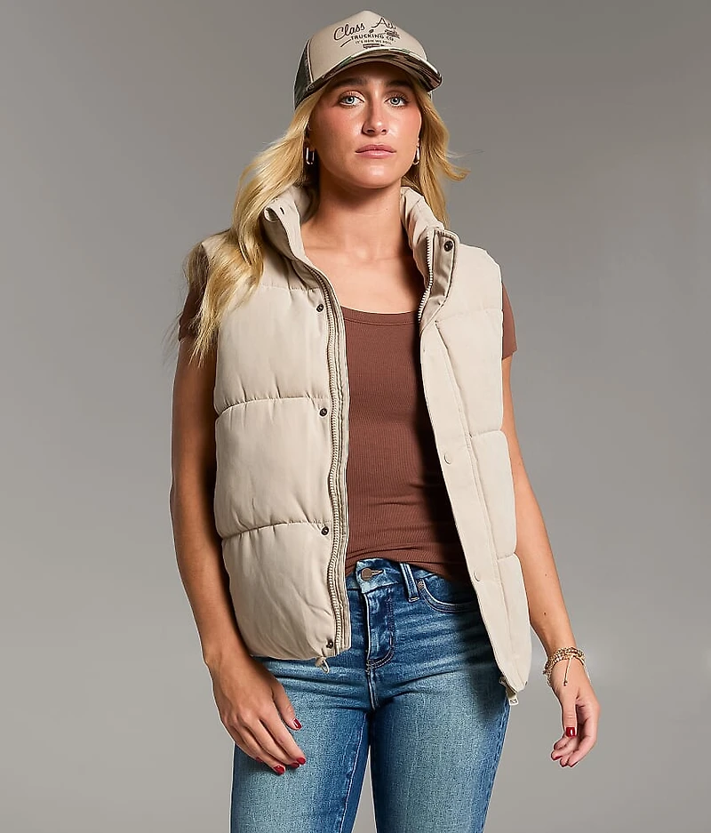 Snap Down Puffer Vest