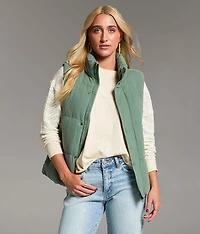 Snap Down Puffer Vest