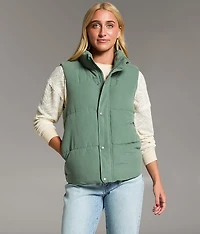 Snap Down Puffer Vest