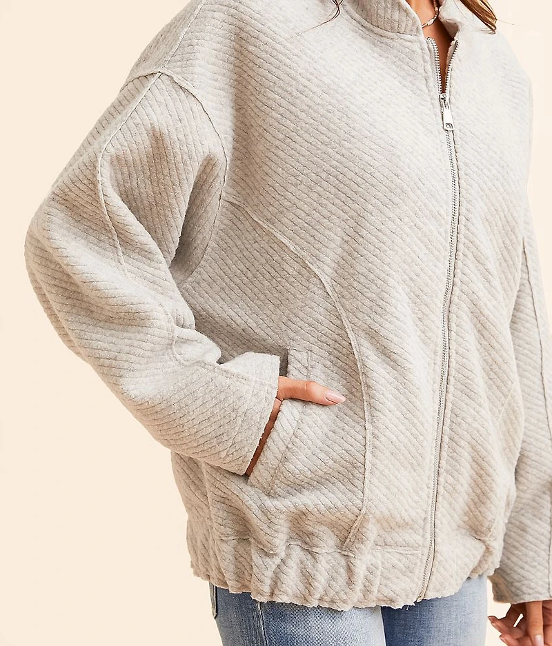 Oversized Bomber Jacket