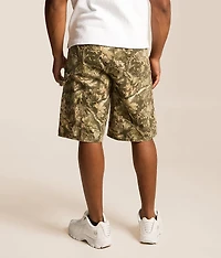 Double Knee Camo Denim Short
