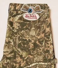 Double Knee Camo Denim Short