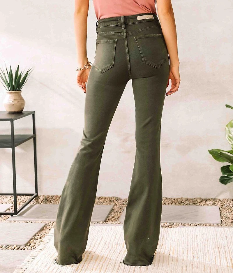 High Rise Flare Stretch Jean