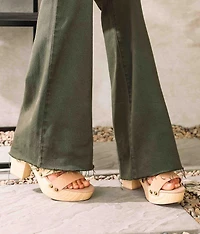 High Rise Flare Stretch Jean