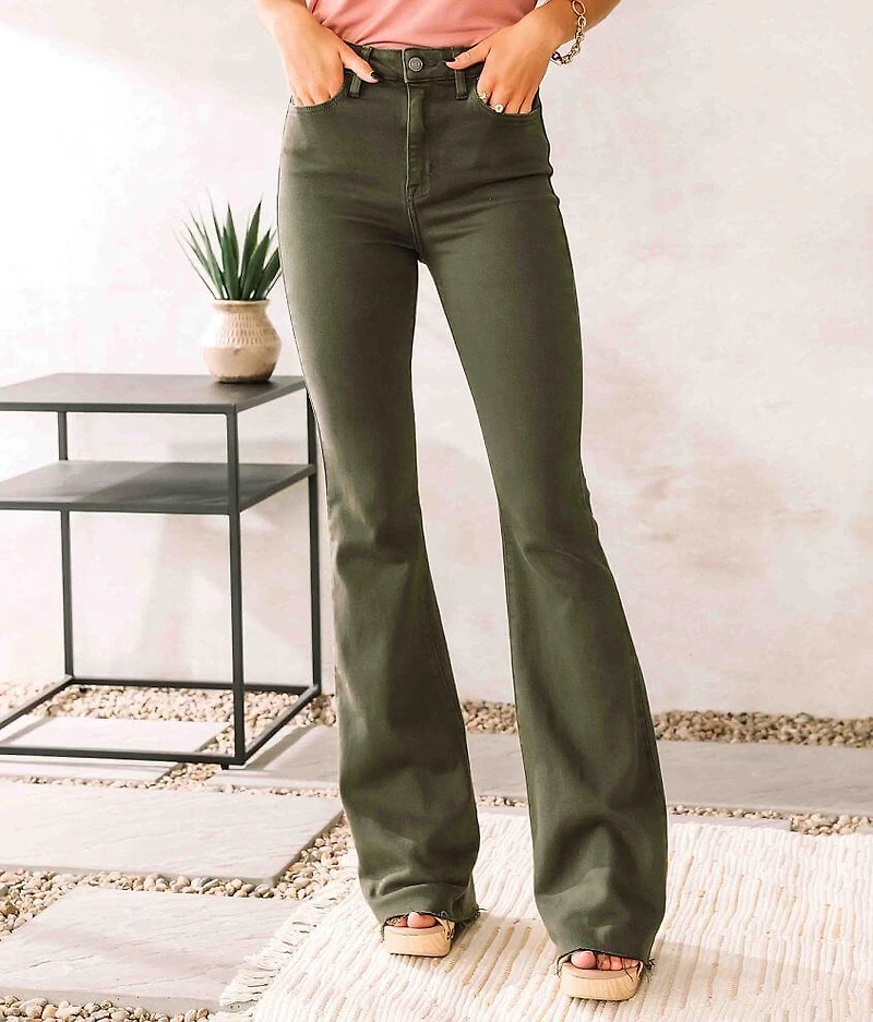 High Rise Flare Stretch Jean