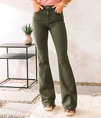 High Rise Flare Stretch Jean