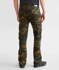 VKTR Stacked Camo Cargo Stretch Jean
