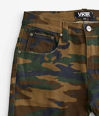 VKTR Stacked Camo Cargo Stretch Jean