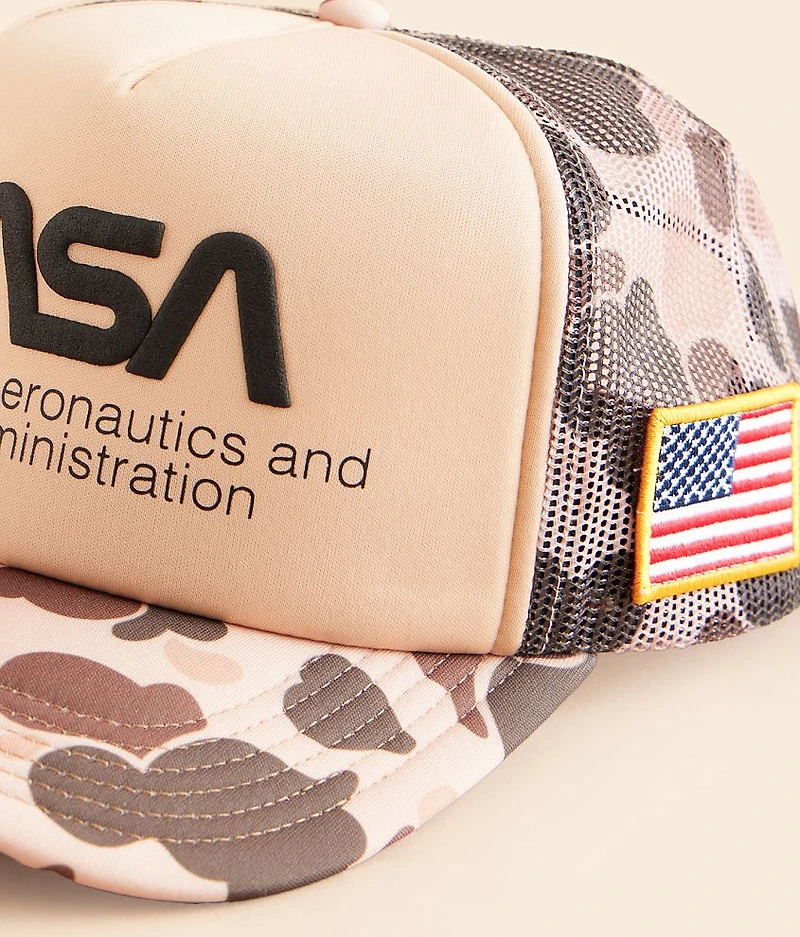 NASA Camo Trucker Hat