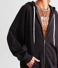 Drop Shoulder Hoodie - One