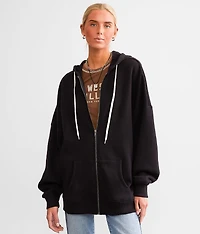 Drop Shoulder Hoodie - One