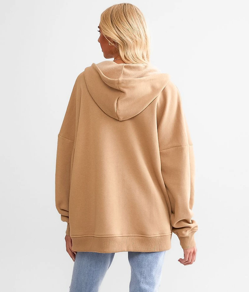 Drop Shoulder Hoodie - One