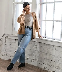 Drop Shoulder Hoodie - One