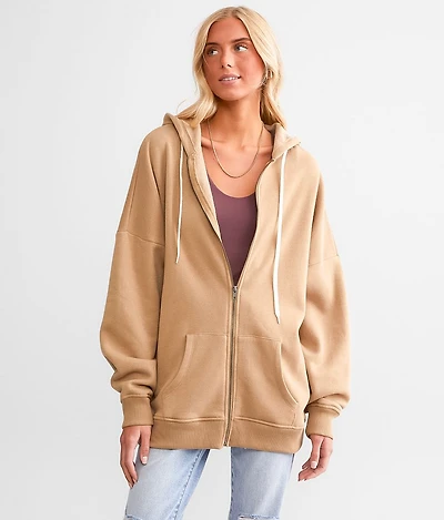 Drop Shoulder Hoodie - One