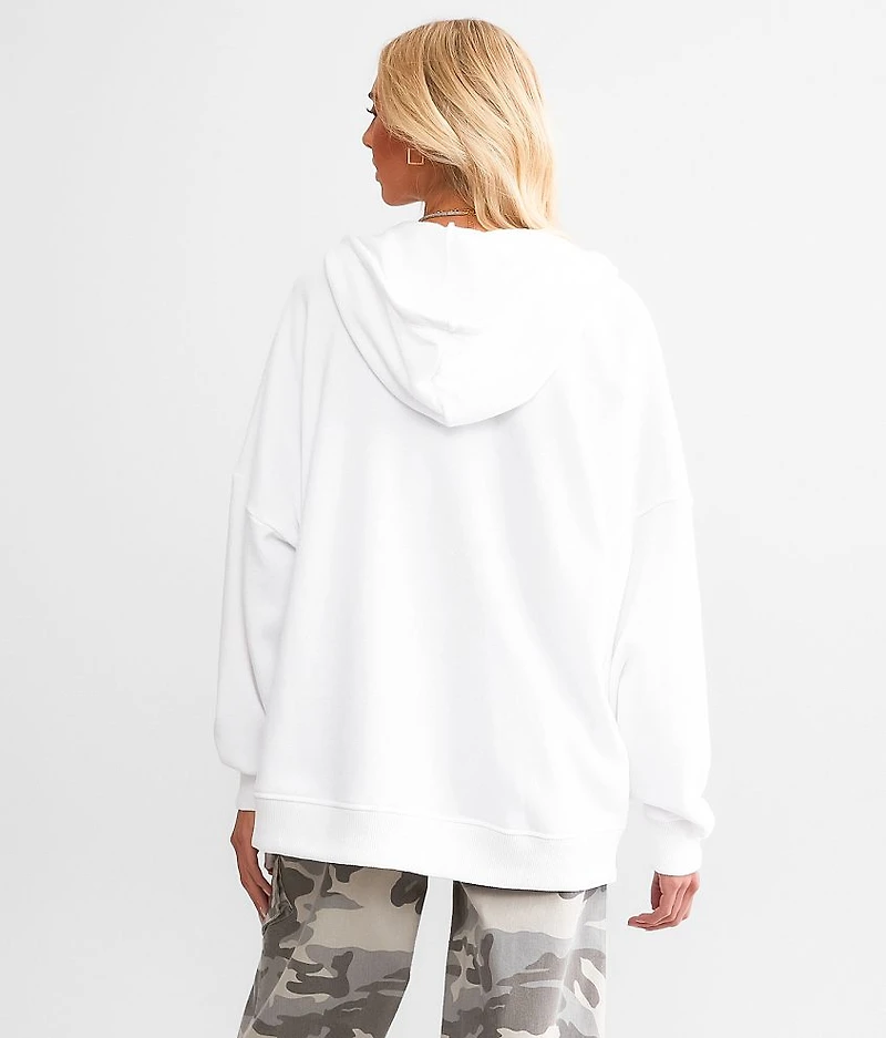 Drop Shoulder Hoodie - One