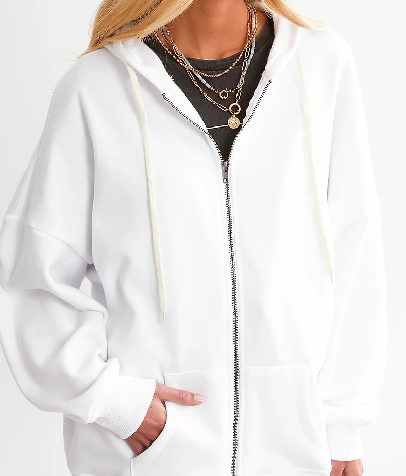 Drop Shoulder Hoodie - One