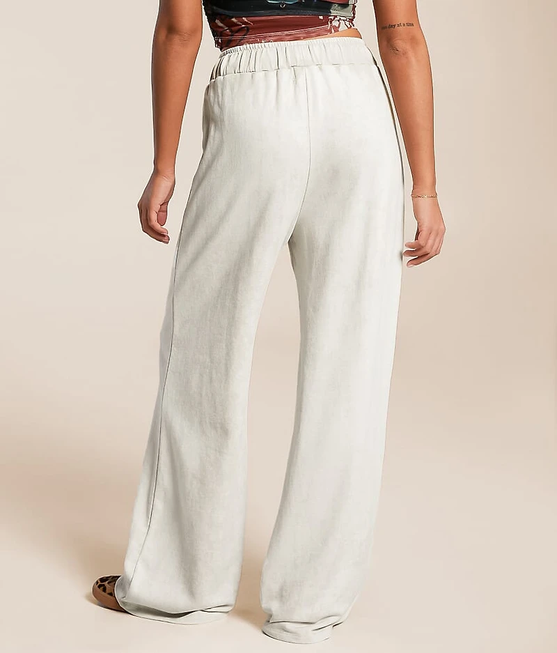 Washed Wide Leg Pant