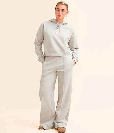 Cropped Boxy Hooded Sweatshirt