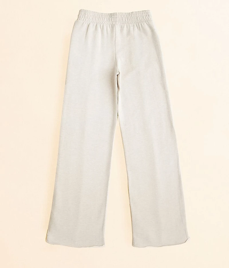Girls - Heathered Wide Leg Pant