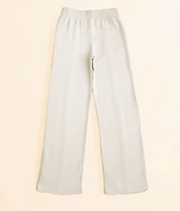 Girls - Heathered Wide Leg Pant