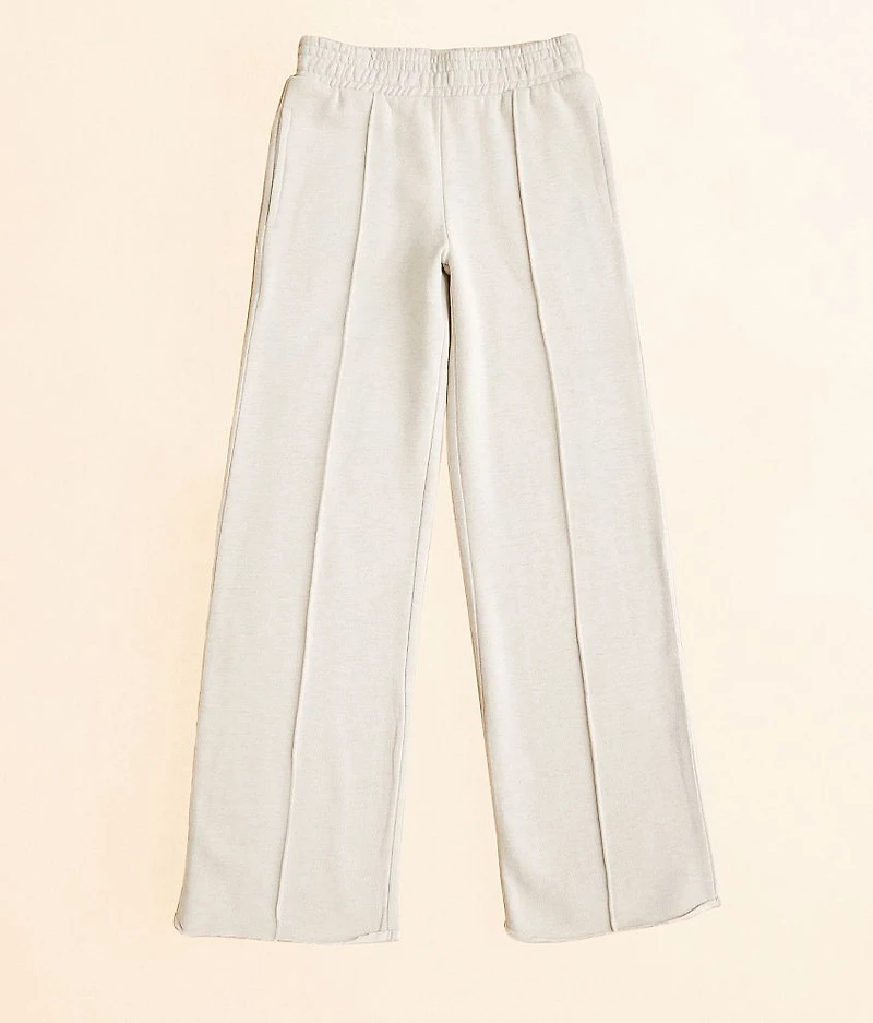 Girls - Heathered Wide Leg Pant