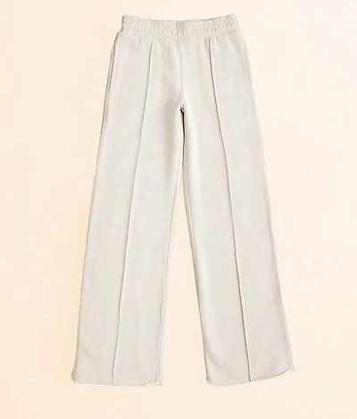 Girls - Heathered Wide Leg Pant