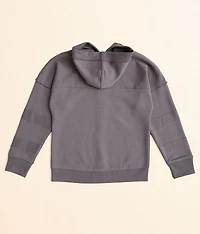Girls - Reverse Pieced French Terry Hoodie