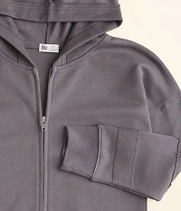 Girls - Reverse Pieced French Terry Hoodie
