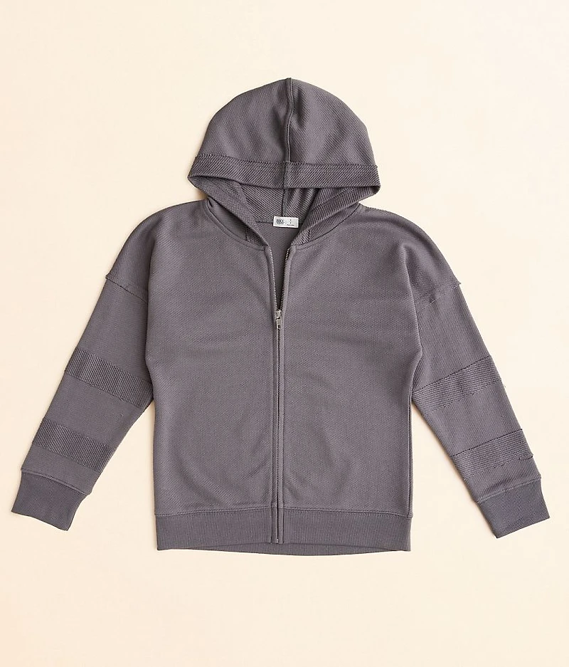 Girls - Reverse Pieced French Terry Hoodie