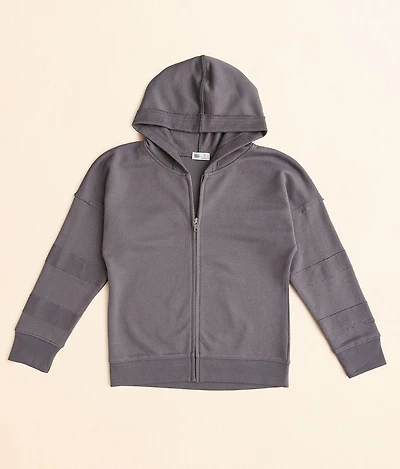 Girls - Reverse Pieced French Terry Hoodie