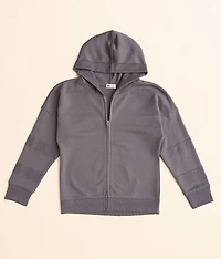 Girls - Reverse Pieced French Terry Hoodie