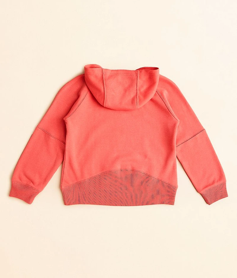 Girls - Quarter Zip Hooded Sweatshirt