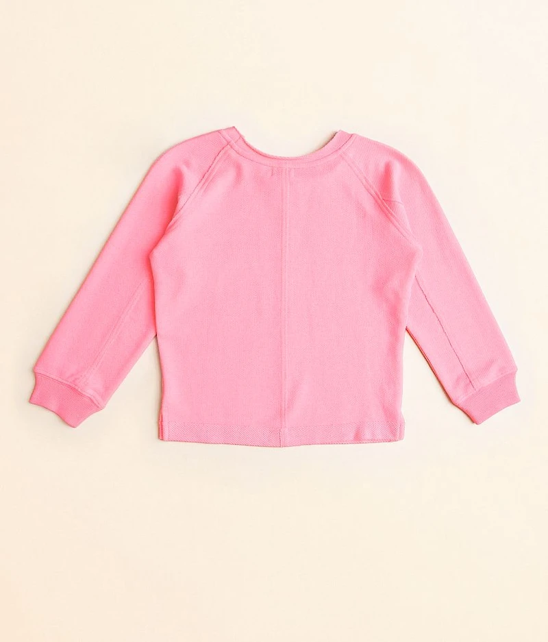 Girls - Raw Edge Neon Pullover