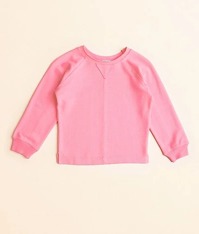 Girls - Raw Edge Neon Pullover