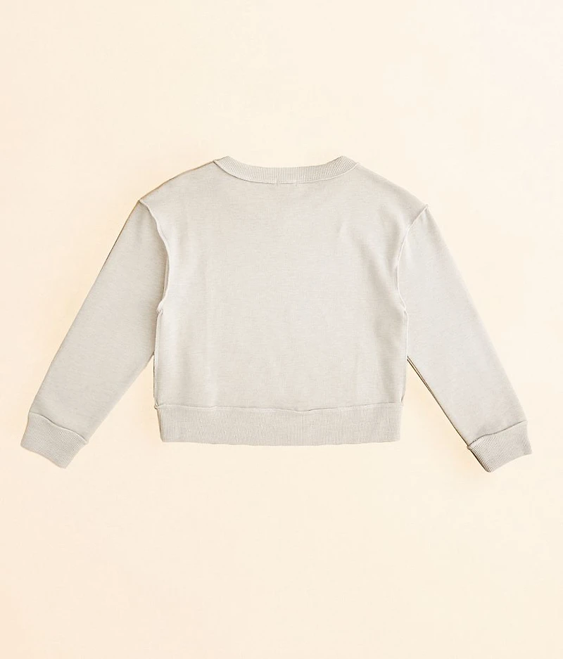 Girls - Heathered Pullover