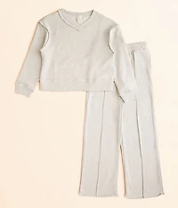 Girls - Heathered Pullover
