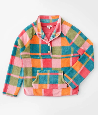 Girls - Quarter Snap Wubby Pullover