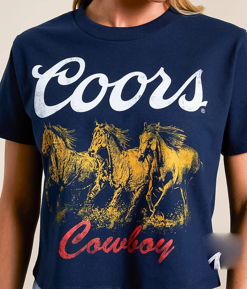 Coors® Cowboy Cropped T-Shirt