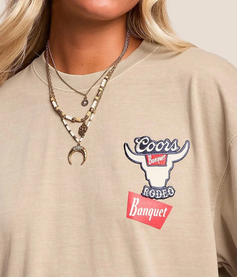 Coors Banquet Patch Oversized T-Shirt